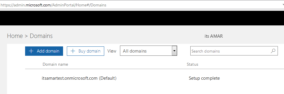 add domain to offie 365